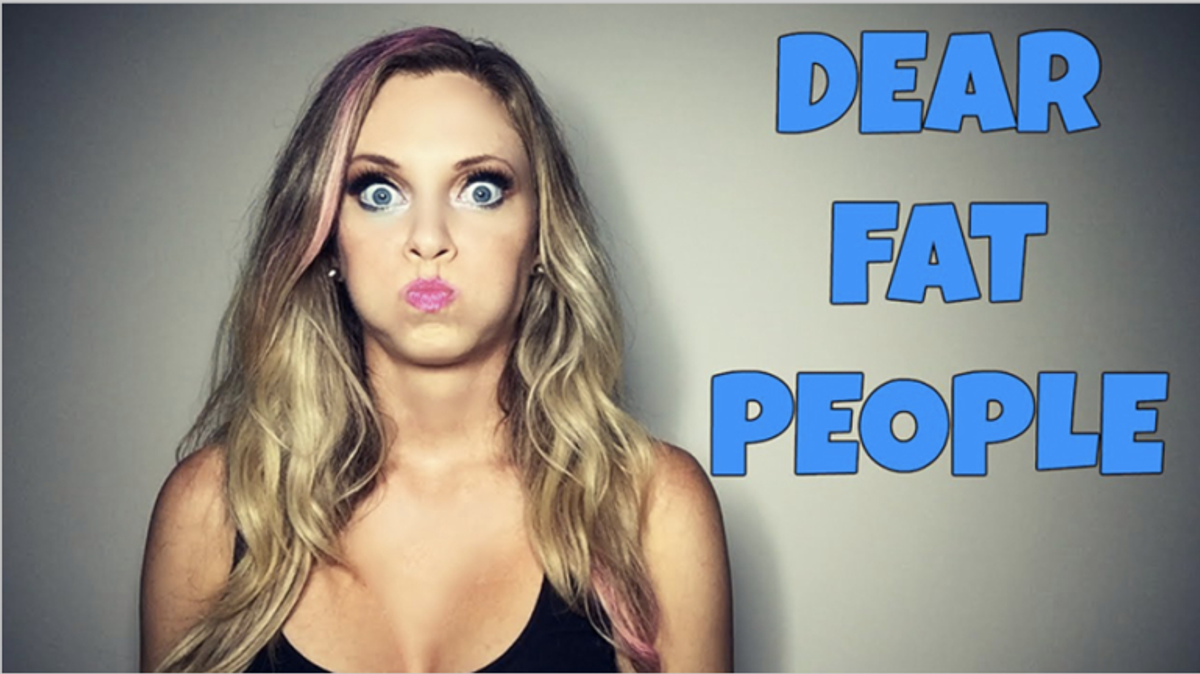 Hey Nicole Arbour, Fat Shaming Shouldn't Be A Publicity Stunt