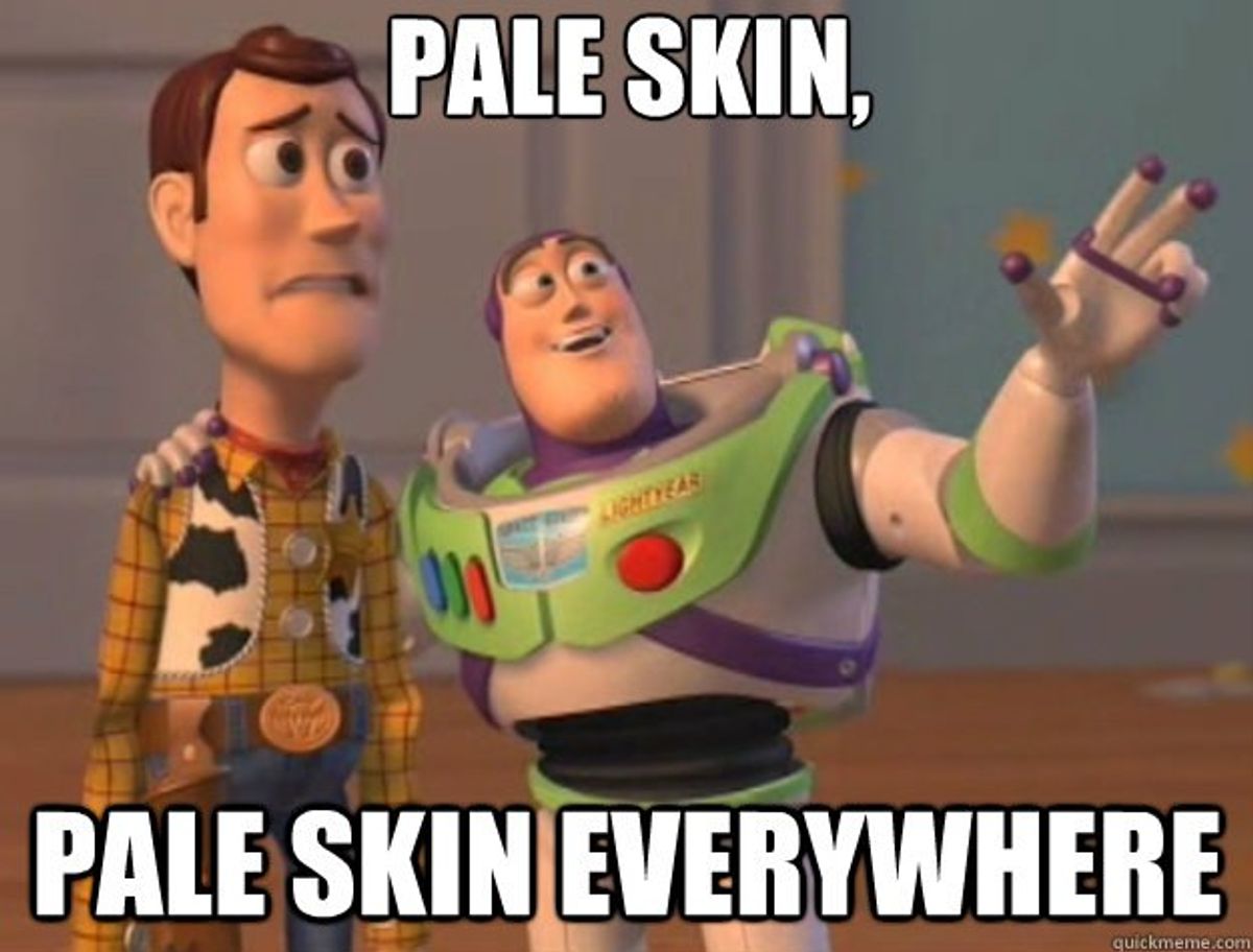 12 Problems Every Pale Person Has Learned To Deal With