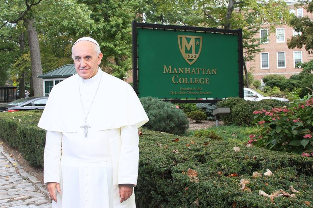 Pope Francis Visits Manhattan College