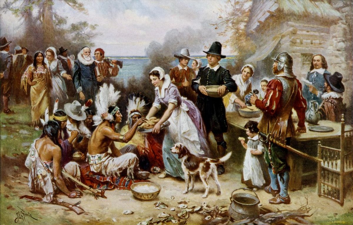 Thanksgiving preparations