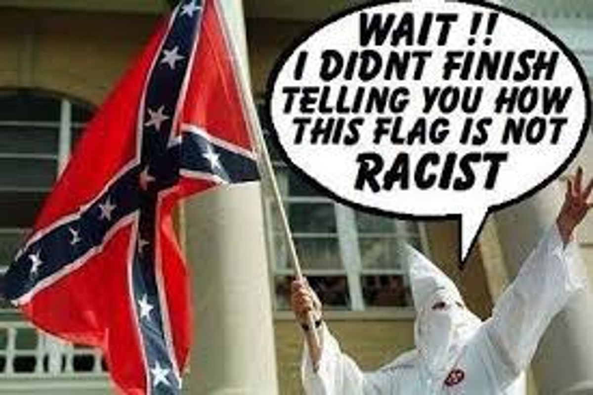 Flying The Confederate Flag Is Not Celebrating Your History