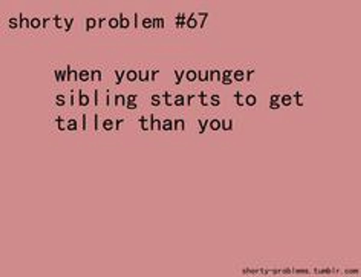 When Your Younger Siblings Are Taller Than You
