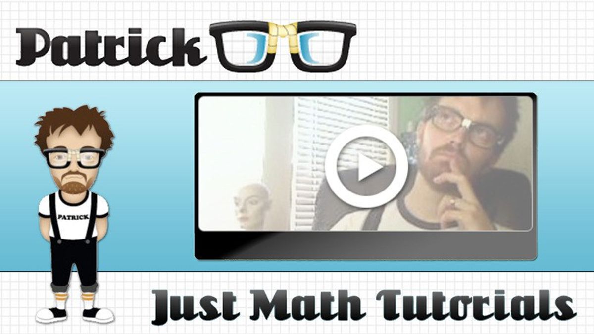 Who Is The Online Math Guru Patrick JMT And Why Should We Help Him?