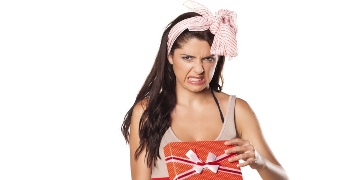 The 5 Stages Of Receiving A Bad Christmas Gift