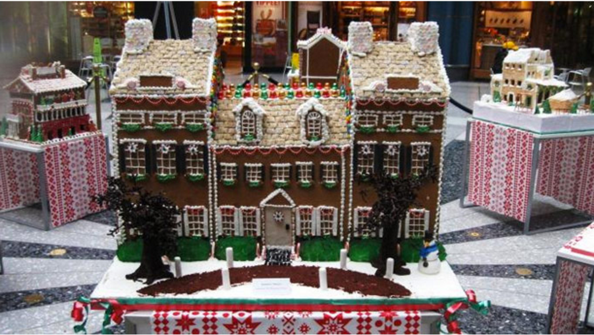 The Process Of Building A Gingerbread House