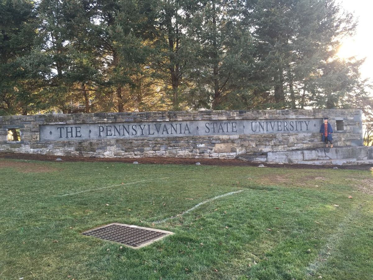 The Alphabet Of A Penn State Senior