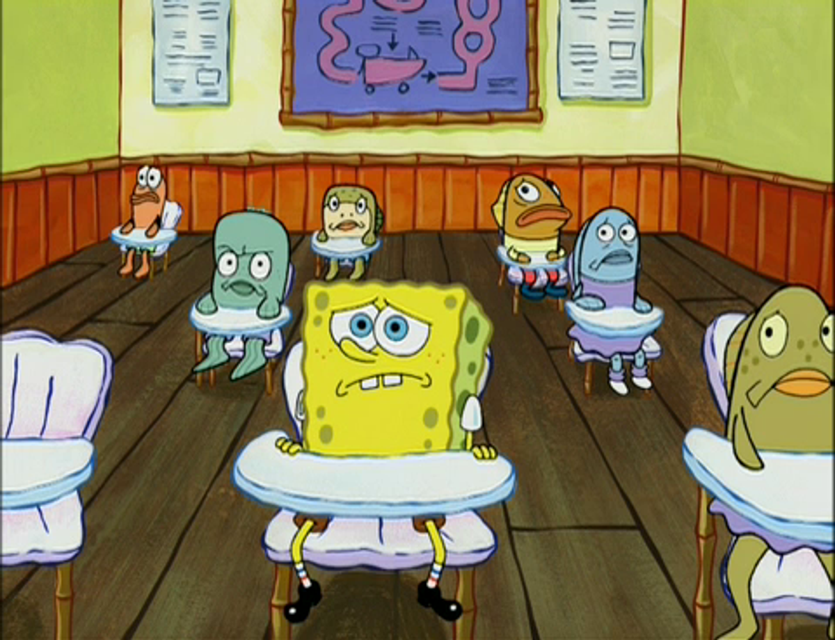 Going Back to School - As told by Spongebob gifs