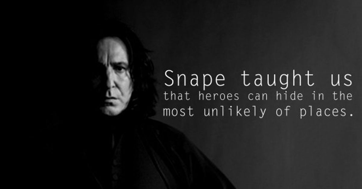 Alan Rickman, Thank You For Being Severus Snape