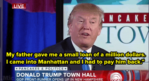 20 Things I Could Do With Donald Trump’s 'Small Loan Of A Million Dollars'