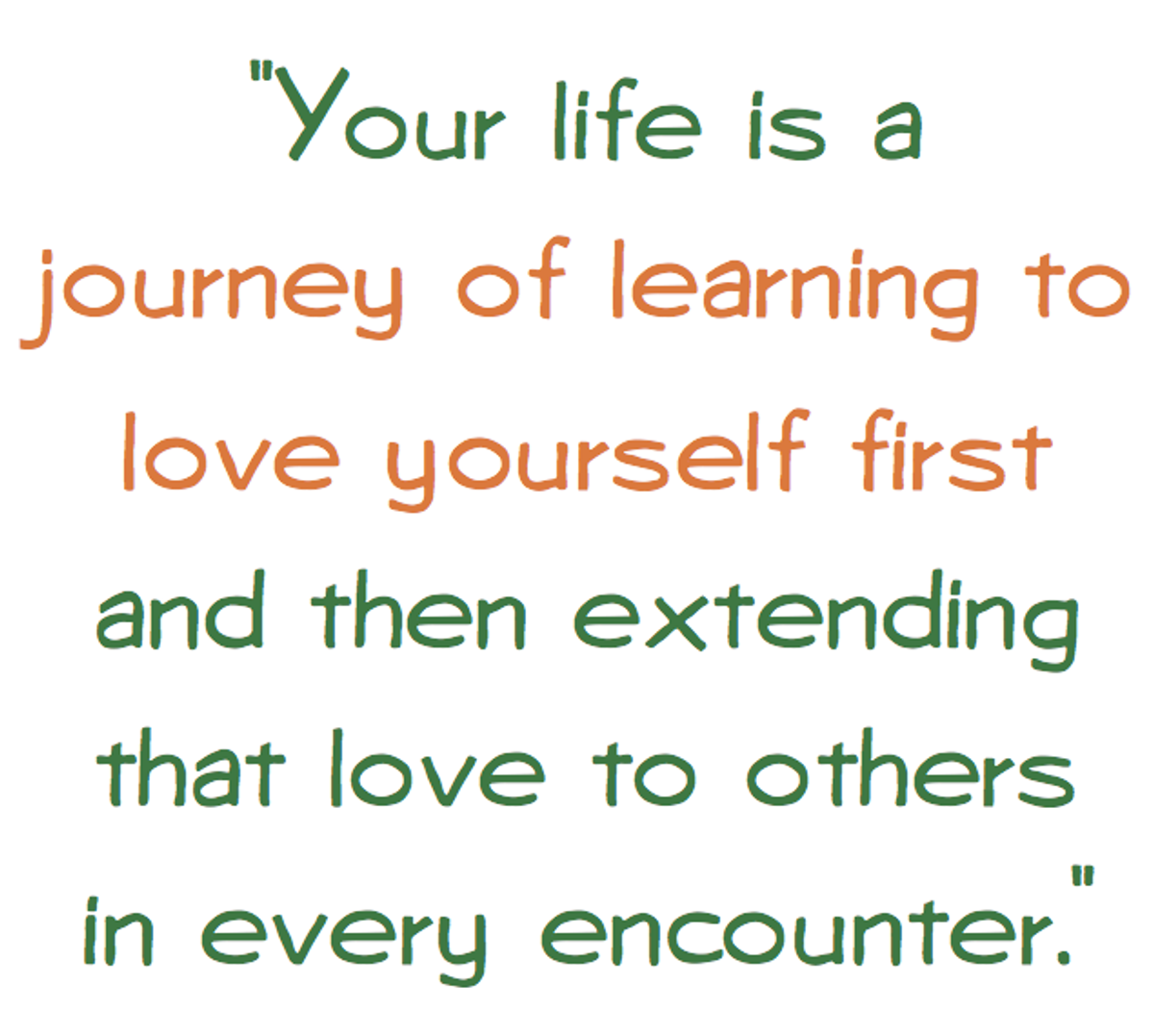 The Journey Of Loving Yourself