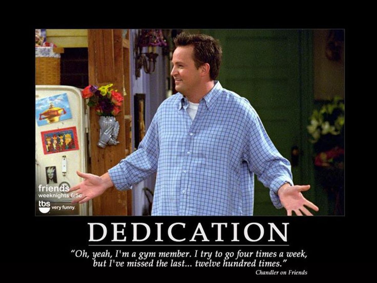 Working Out As Told By Chandler Bing