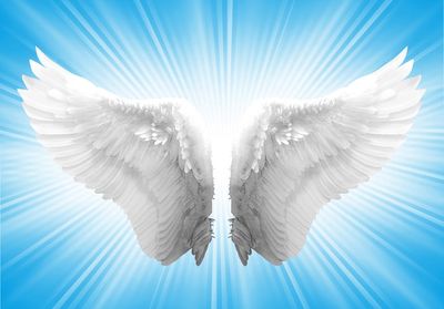 An Angel Wing From The Sky Background, How To Make A Picture With