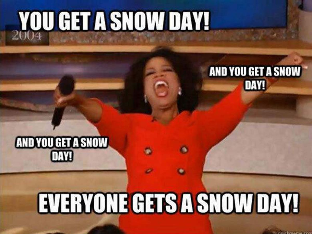 9 Snow Day Rules