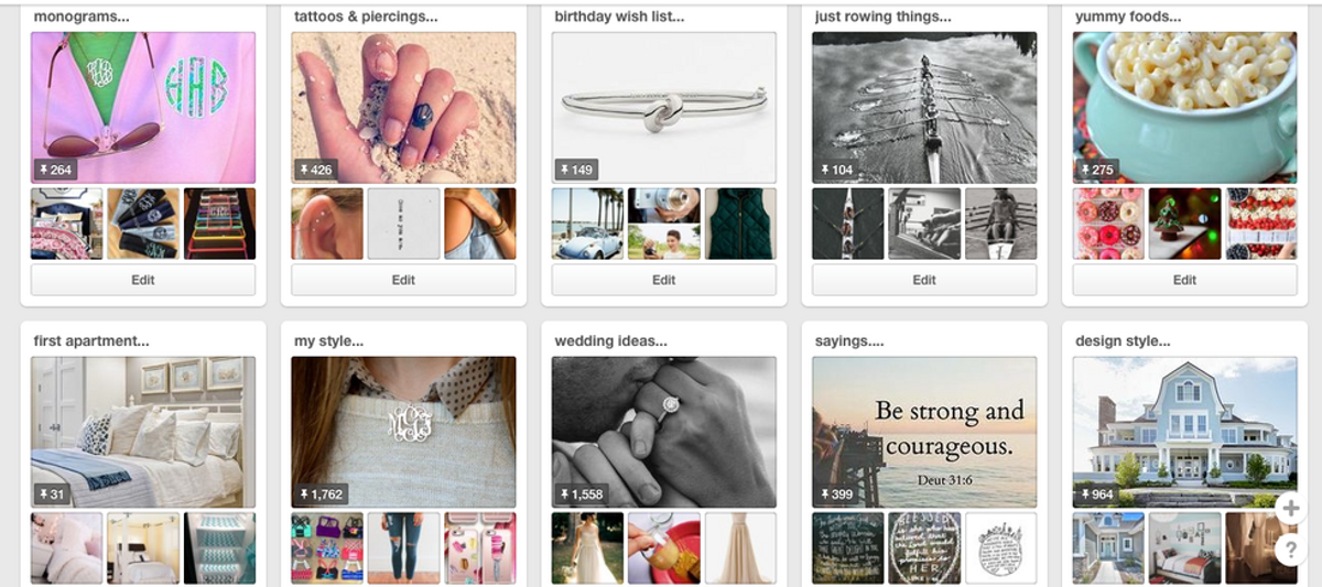 10 Pinterest Boards Every Girl Has