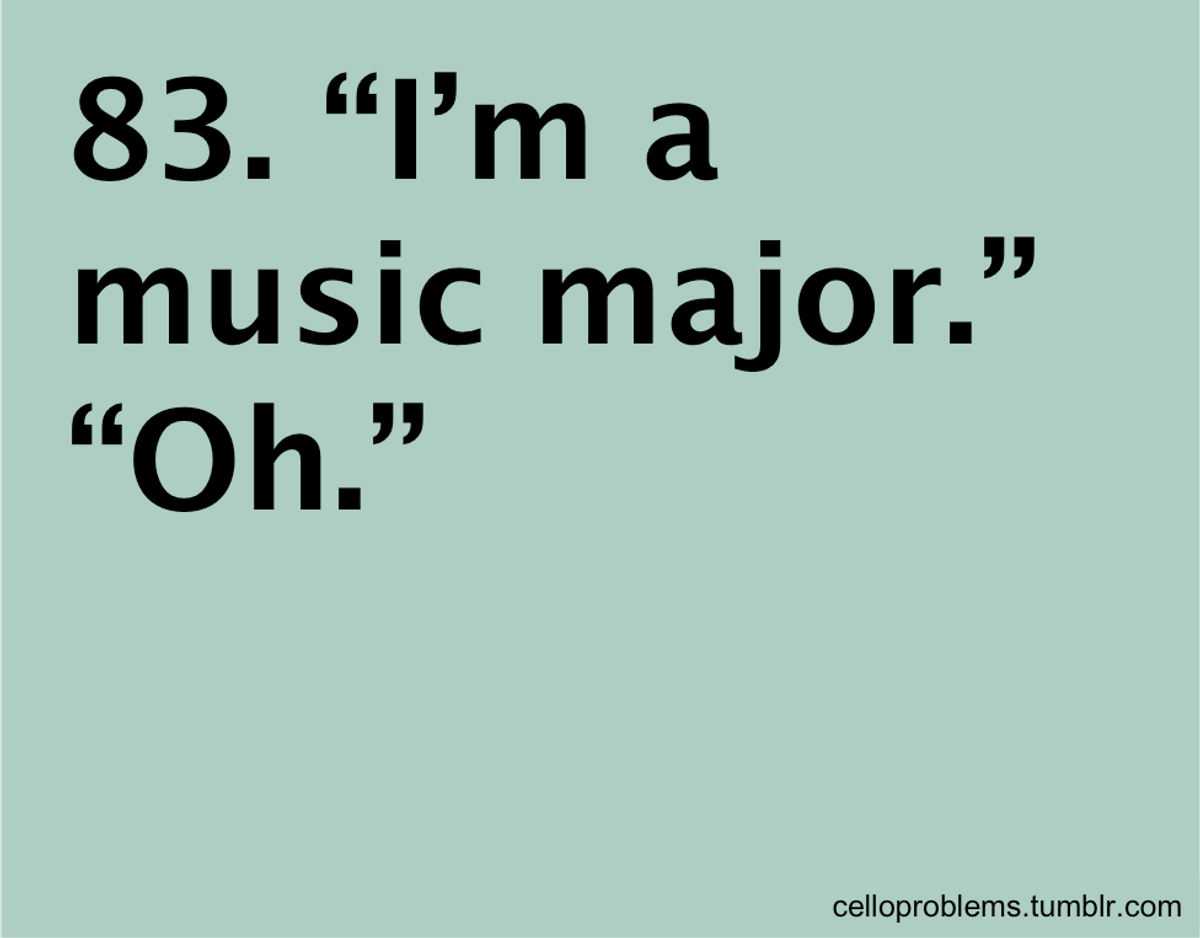 12 Signs You're A Music Major