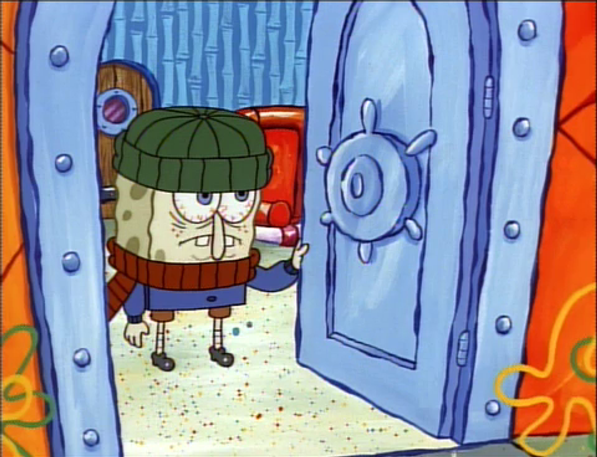 7 Stages Of The Flu Season, As Told By SpongeBob