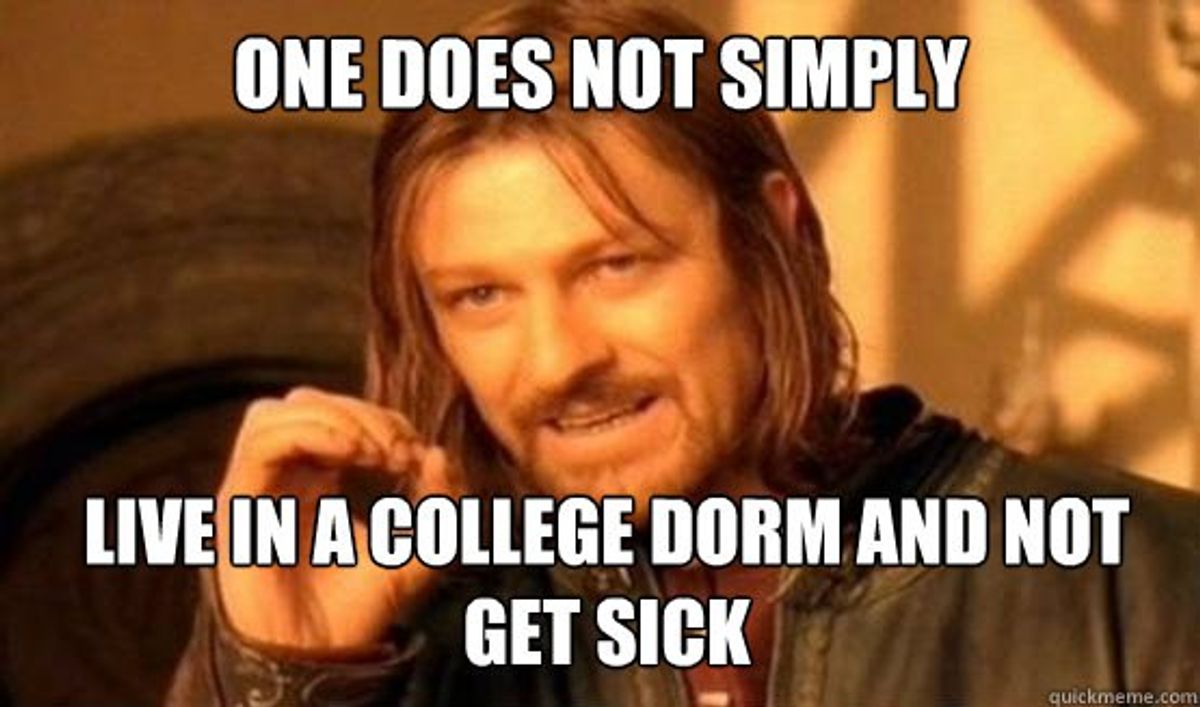 How To Survive Being Sick In The Dorms