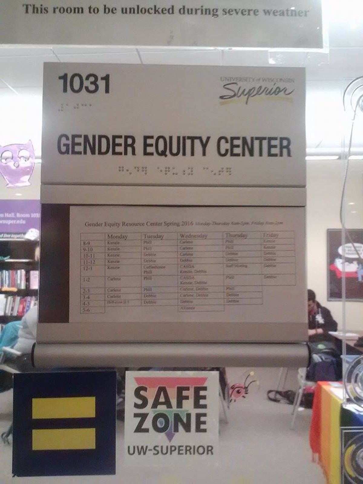 The UWS Gender Equity Resource Center
