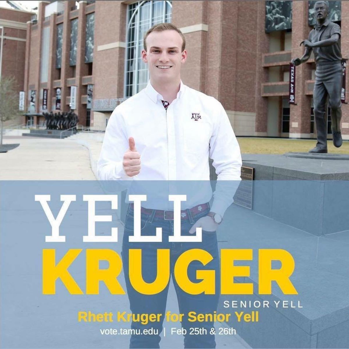 Senior Yell Candidate Rhett Kruger