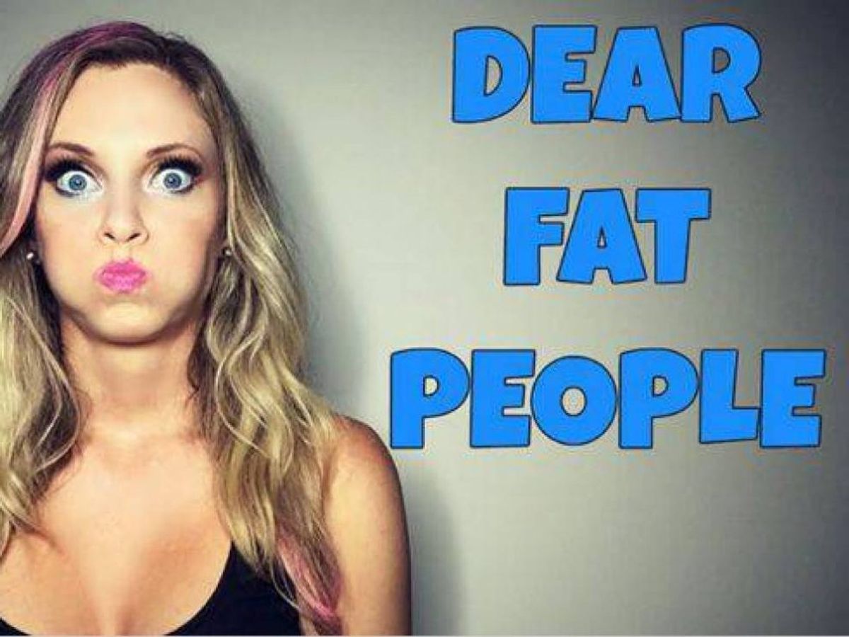 Open Letter From A Fat Person
