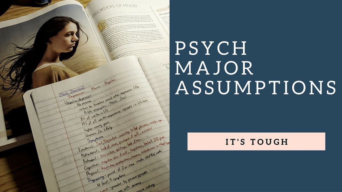 Assumptions About Psychology Majors