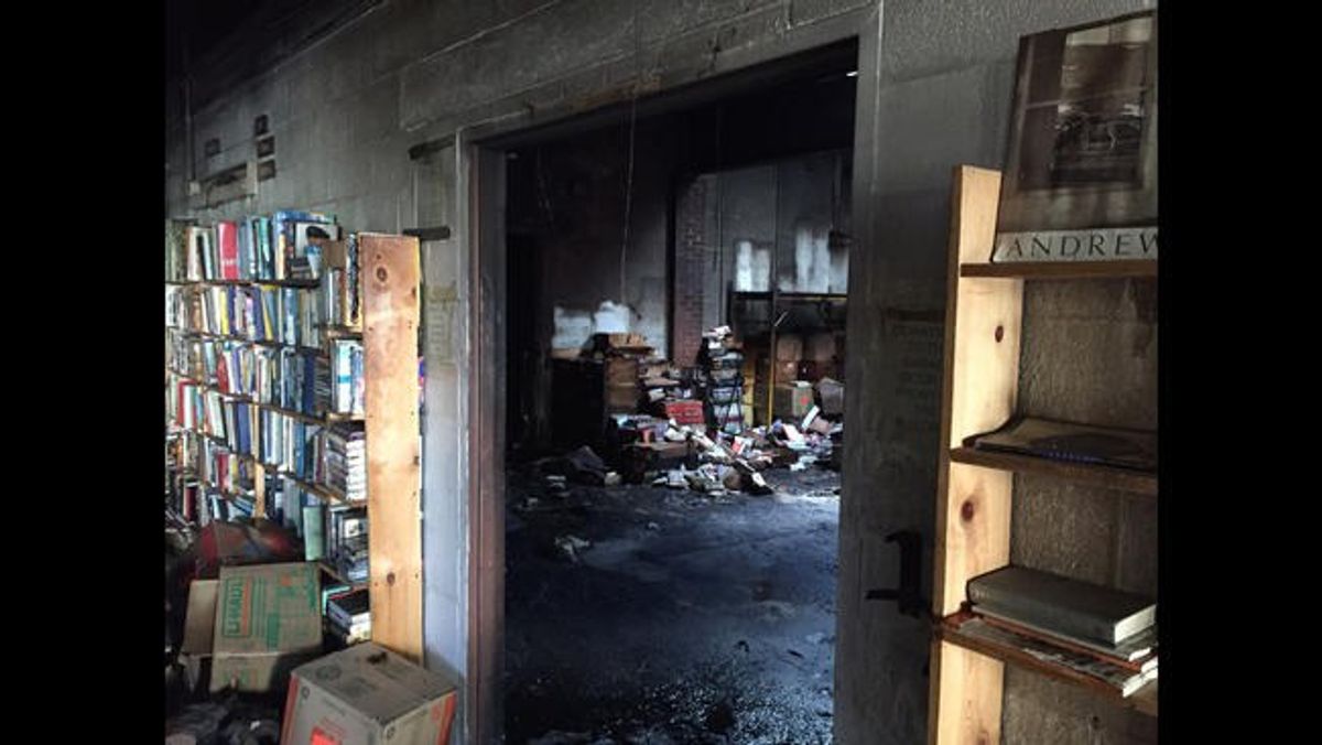 Baltimore's Beloved 'Book Thing' Catches Fire