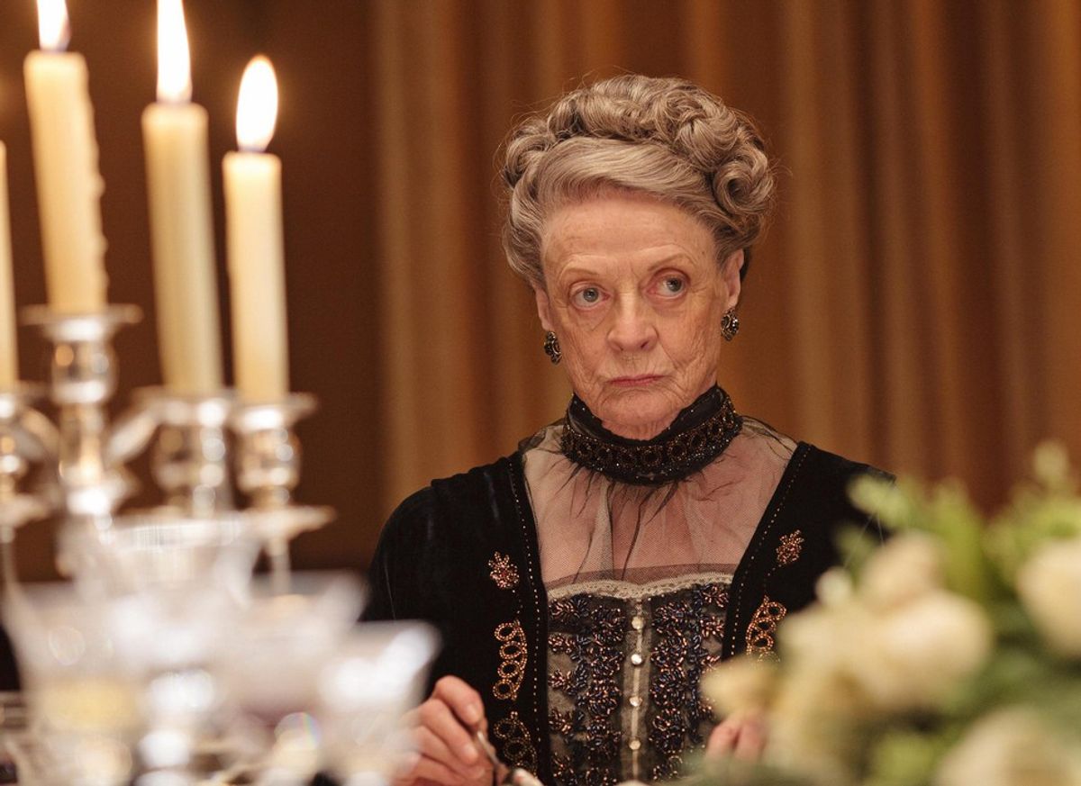 10 Times You Could Relate To Maggie Smith from Downton Abbey
