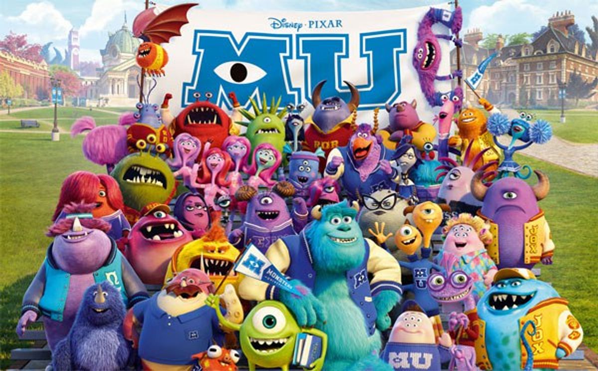 College As Told By "Monsters University"