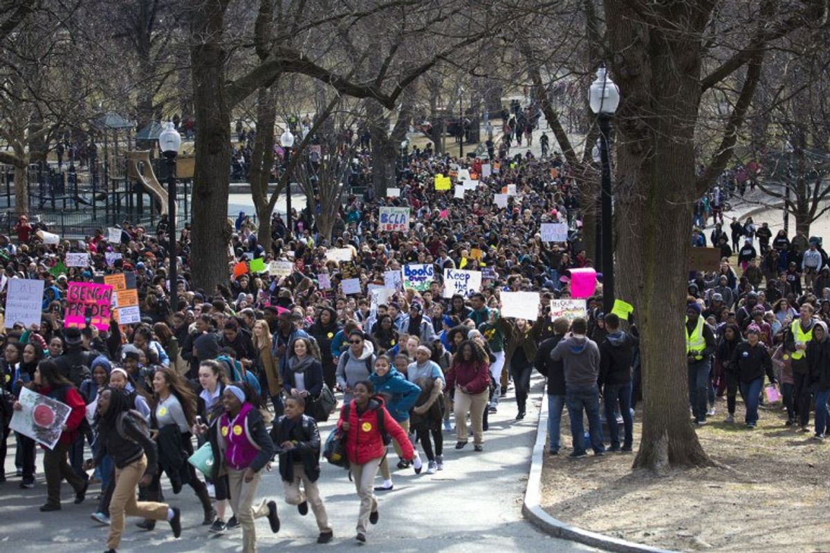 Boston Public School Students Protest Budget Cuts