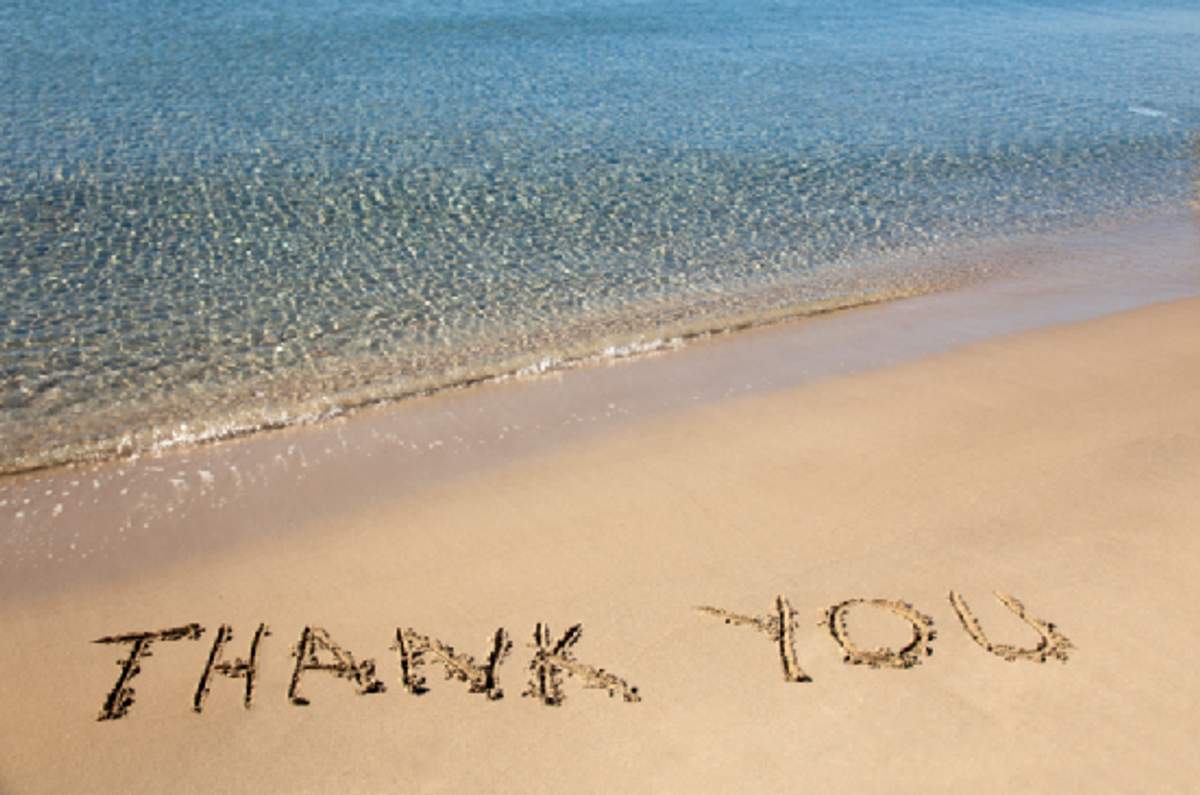 A Thank You Letter To My Vacation