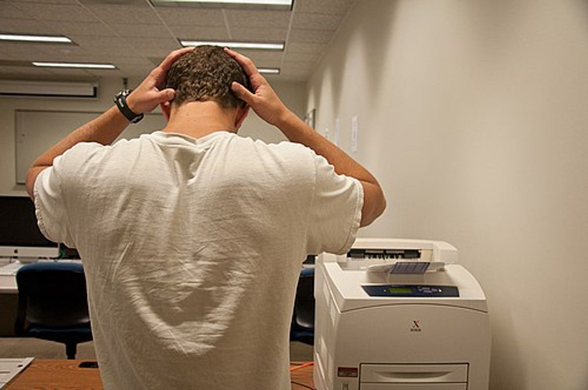 15 Steps Of Just Trying To 'Print Something Out' At The Campus Library
