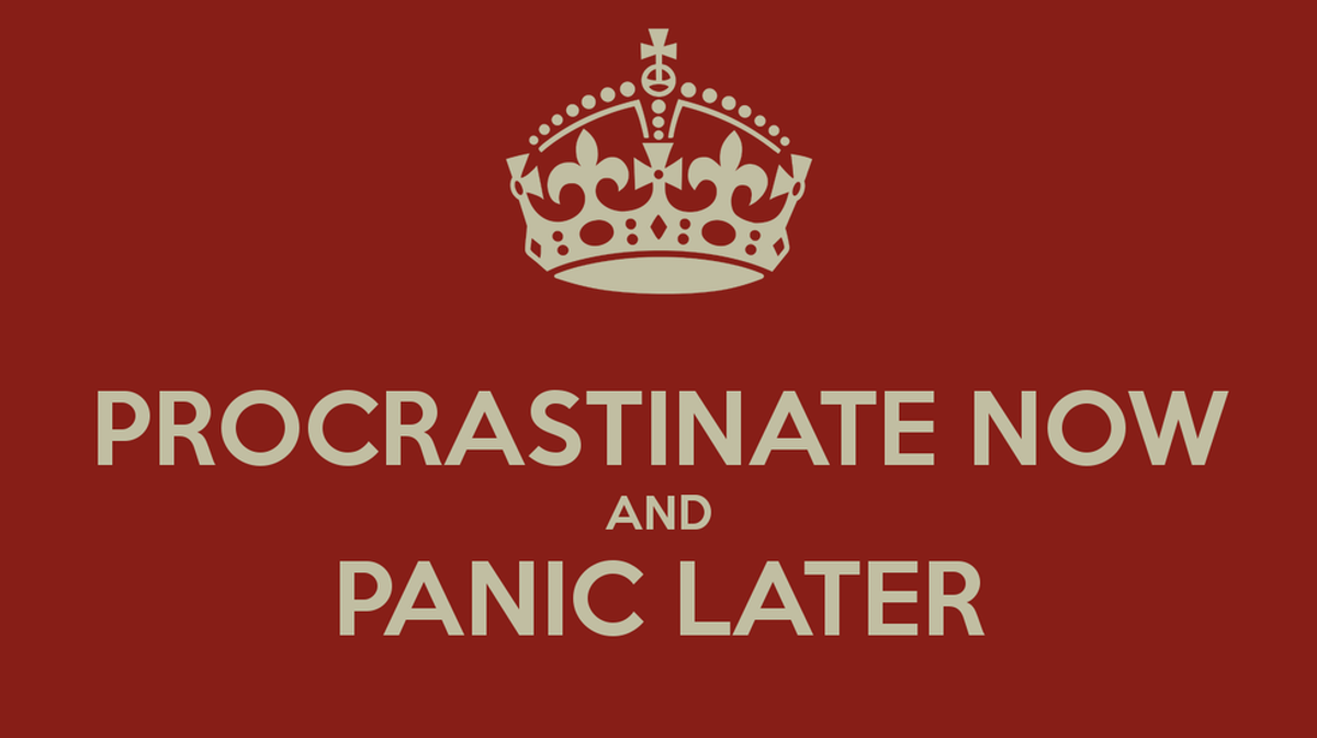 14 Stages of Procrastination