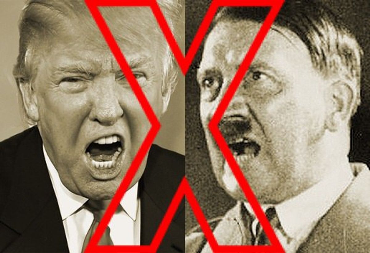 Why We Have To Stop Comparing Trump To Hitler