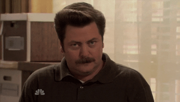 12 Ron Swanson Gifs That Will Get You Through Your Bluest Day