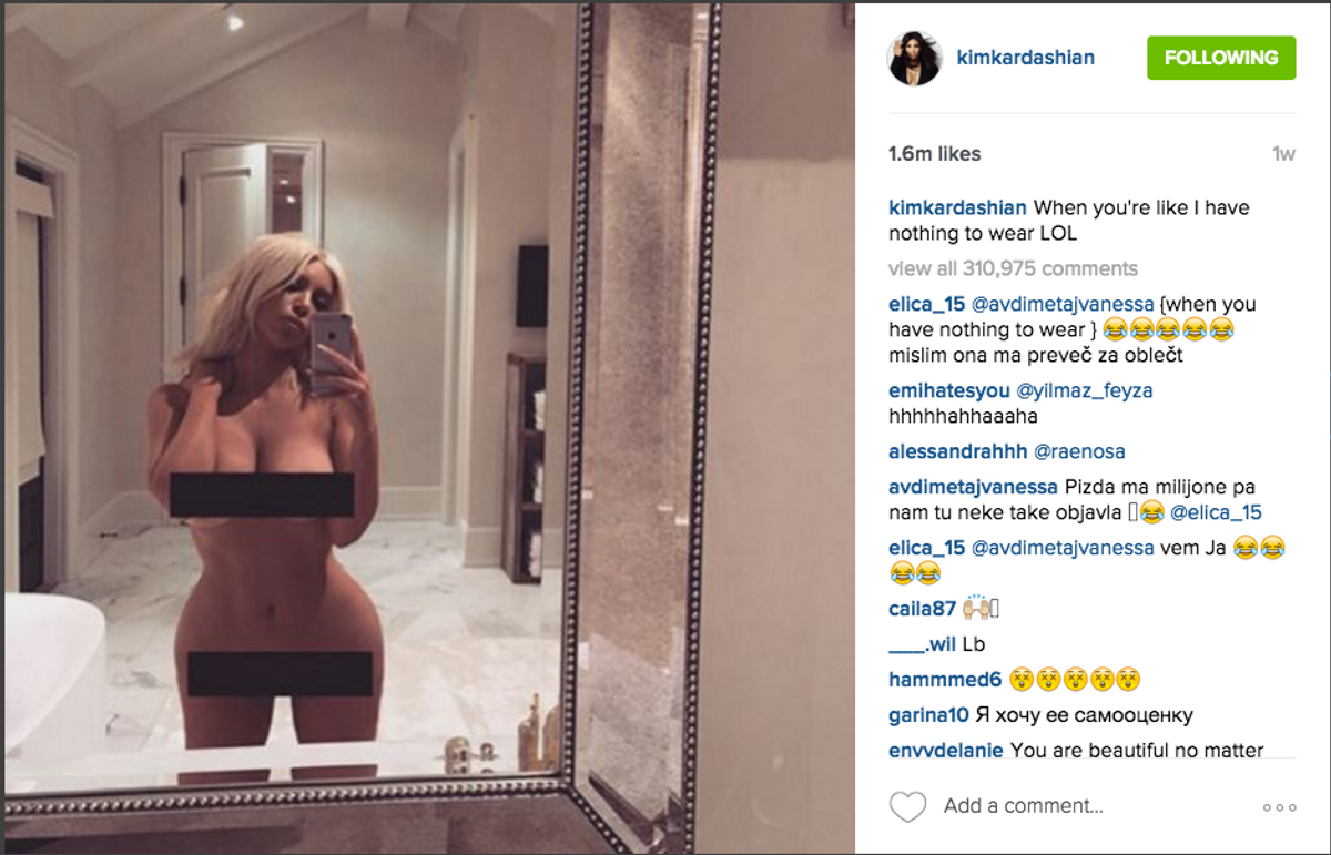 What Kim Kardashian's Nudes Say About Rape Culture