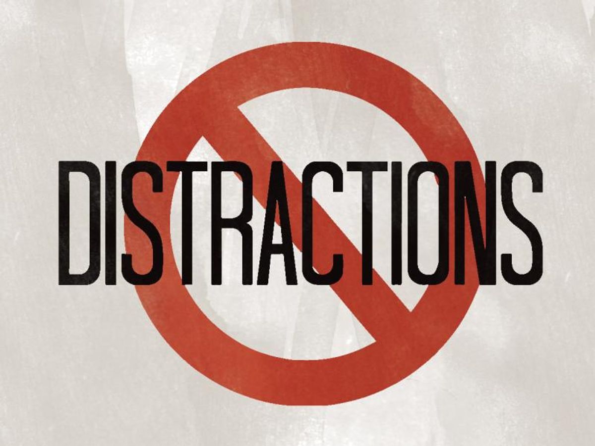 Stop Pushing Away The Distractions In Your Life