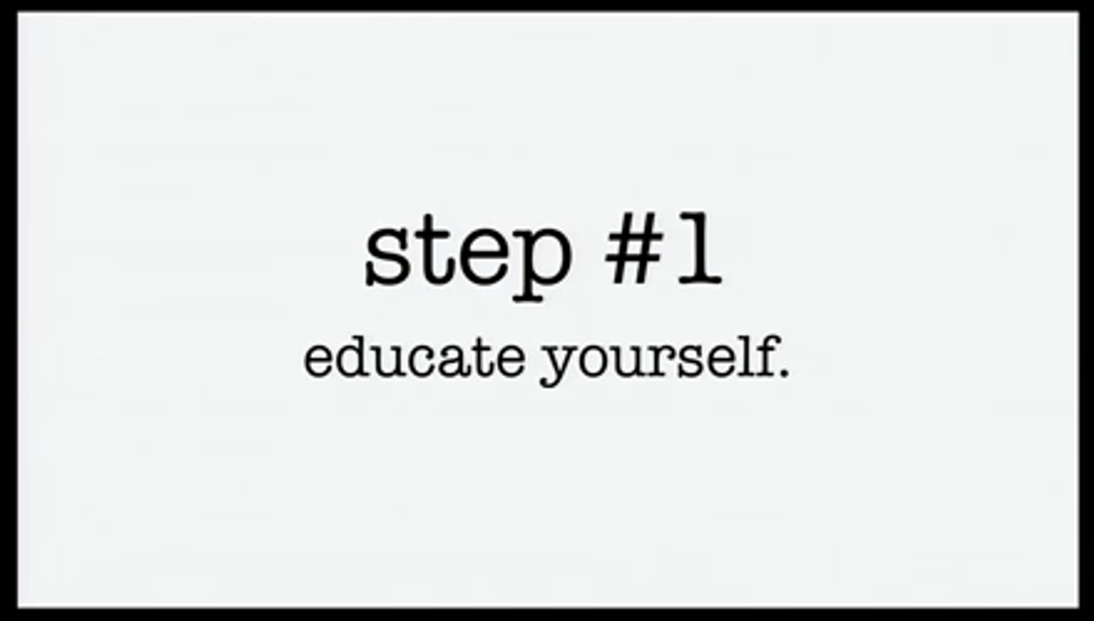 Stop Saying 'Educate Yourself'