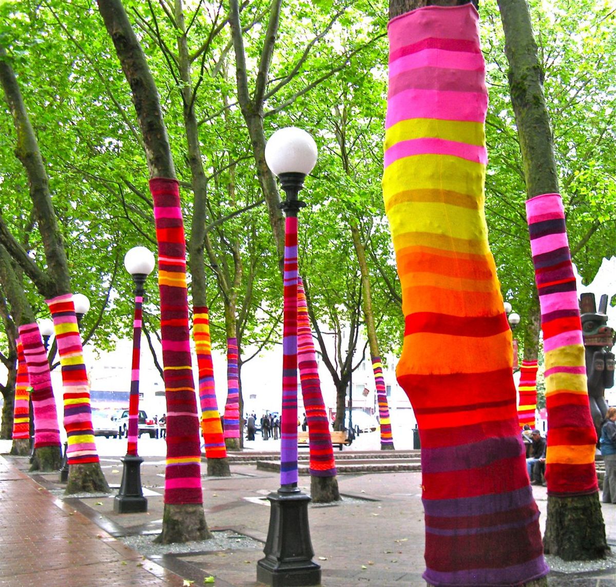 'Yarn Bombing' Is The New Graffiti, But Is That OK?