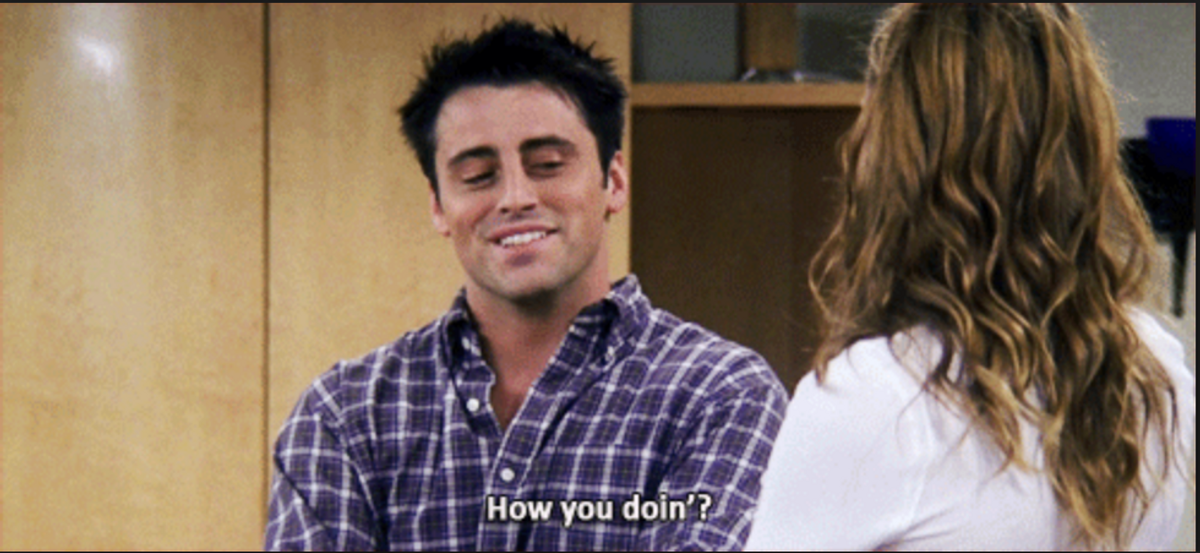 12 Ways Joey Tribbiani Was a Mid-Spring Semester College Student