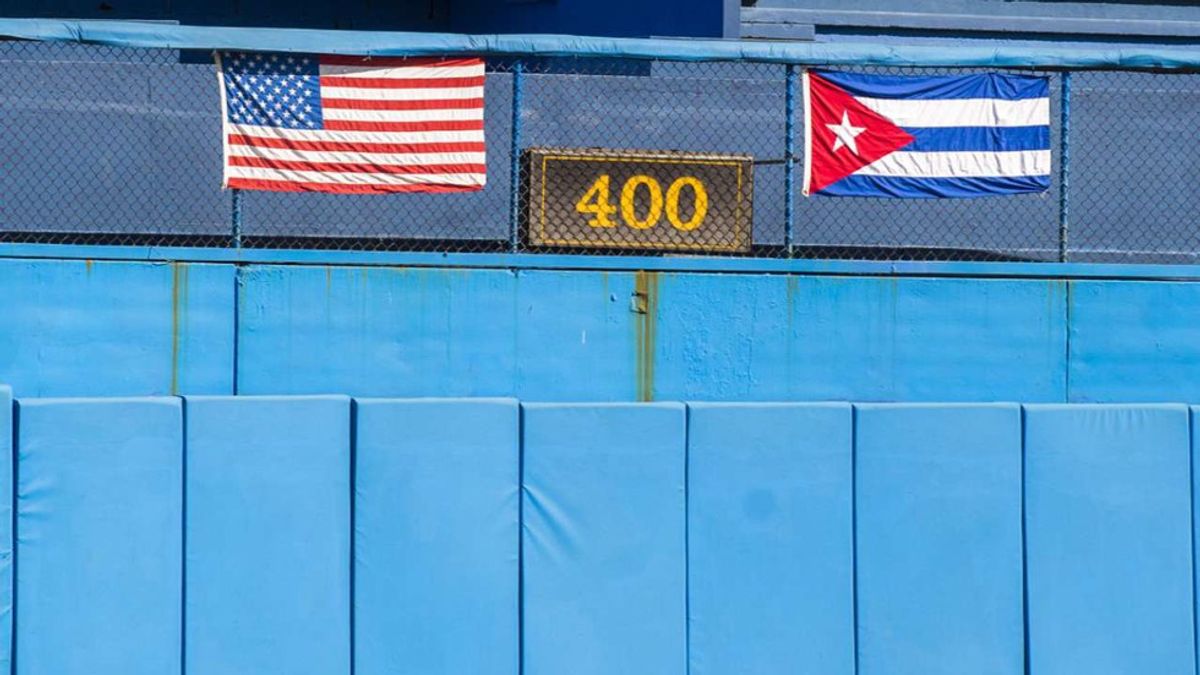 A Beautiful Day For America, Cuba And Baseball
