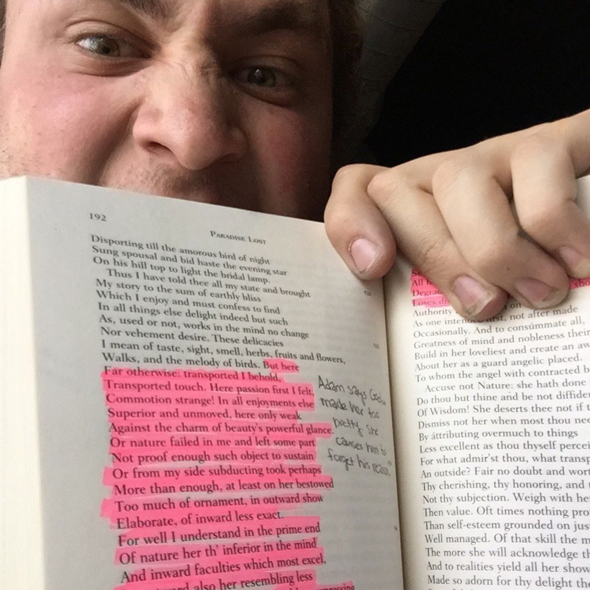 To The Previous Reader: Stop With The Highlighting!