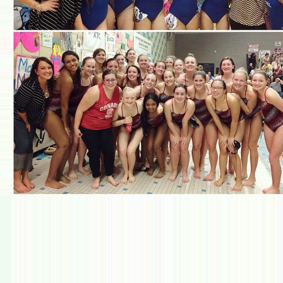 Swimming is a great way to exercise or cool off in the summer