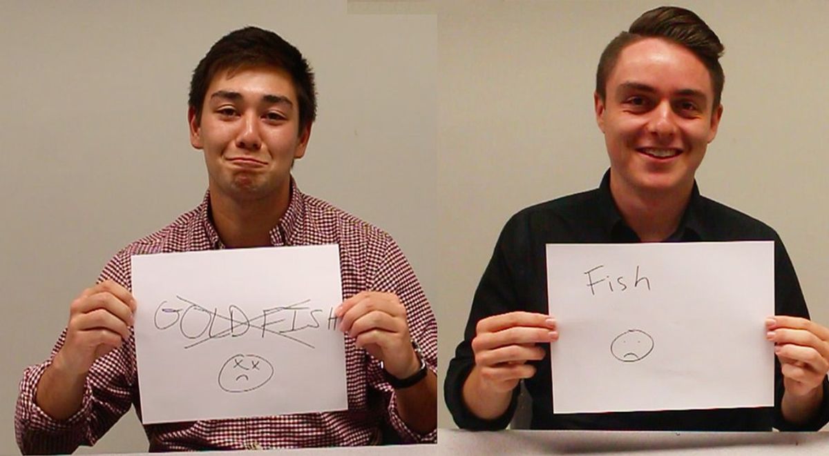 Which SGA Presidential Candidate Would Eat A Live Goldfish? Both.
