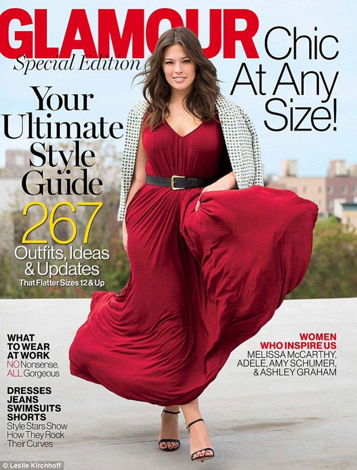 Glamour Magazine Features Amy Schumer In "Plus-Size" Special
