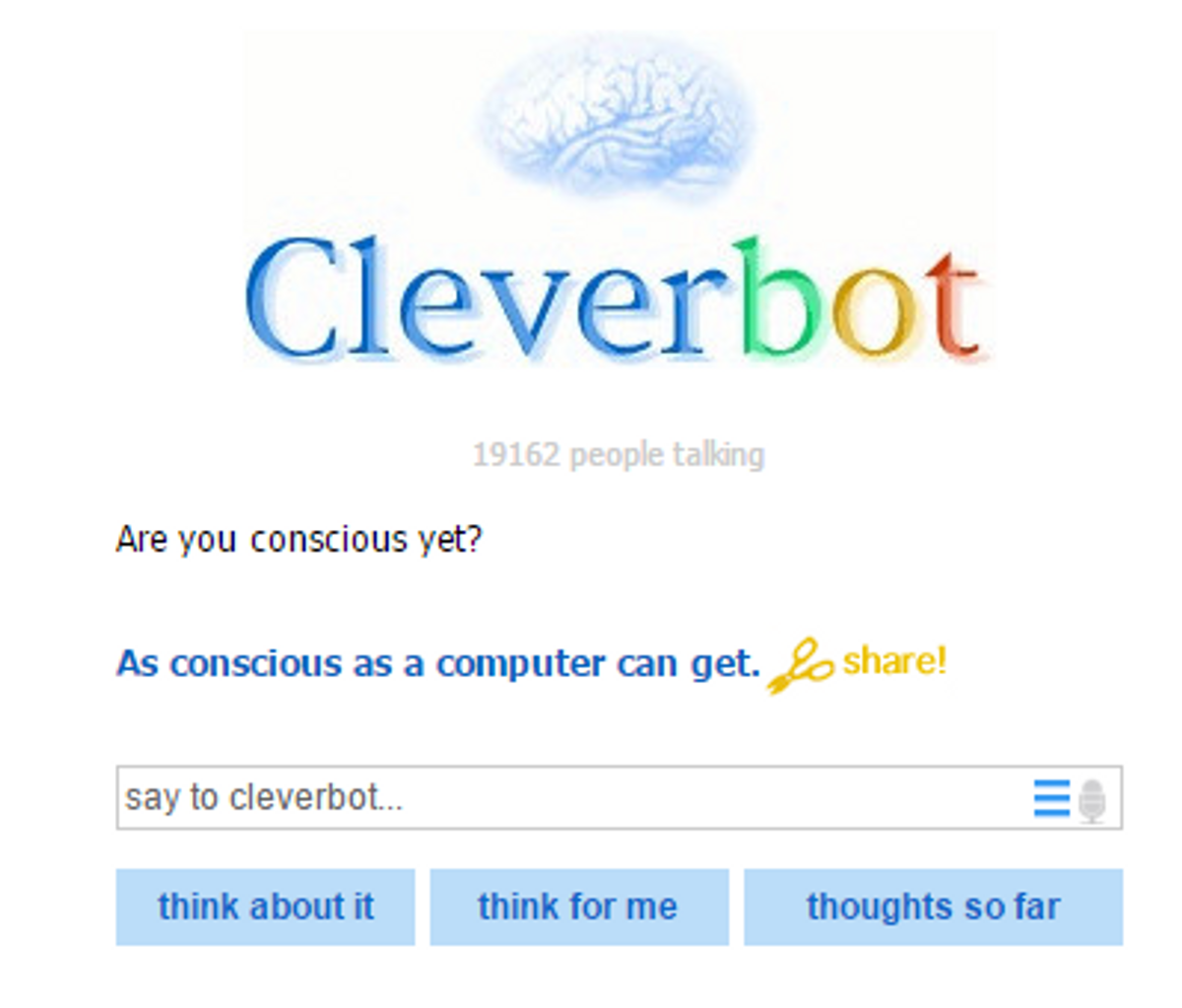 Revisiting Cleverbot