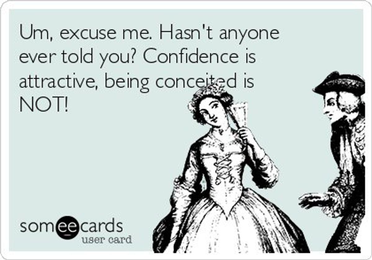 Confident Vs. Conceited