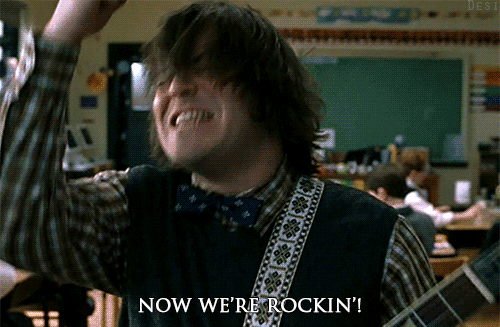 April As Told By "School of Rock"
