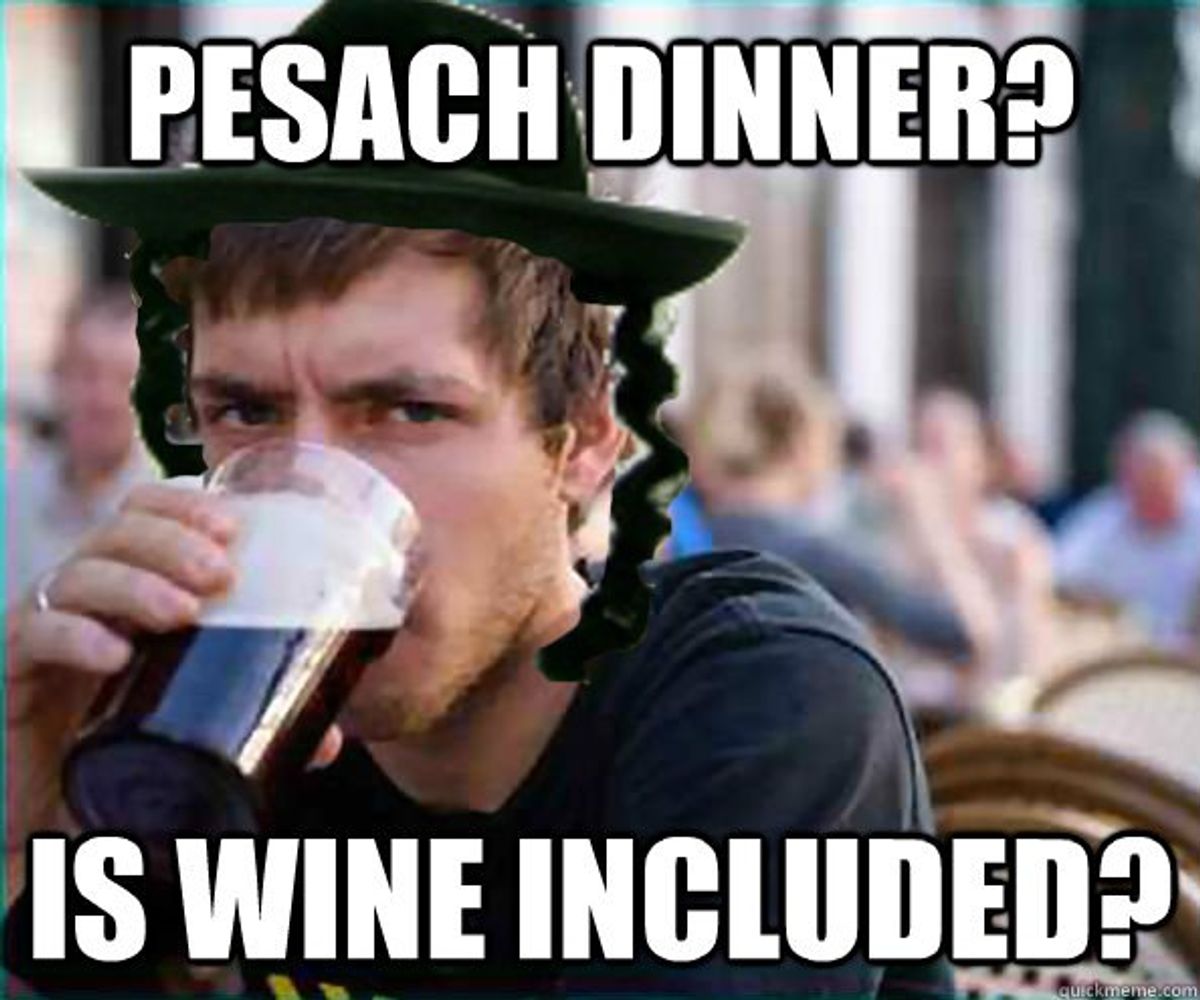 The Official Passover Drinking Game