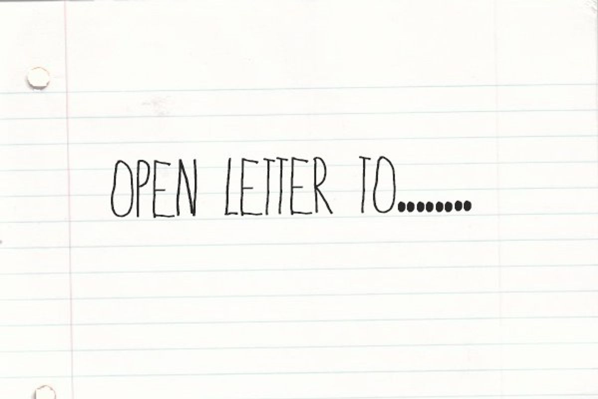 Open Letter To End All Open Letters