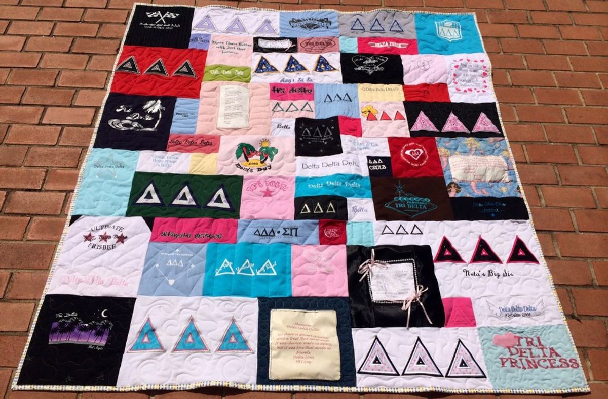 How To Repurpose Your Sorority T-Shirts After College